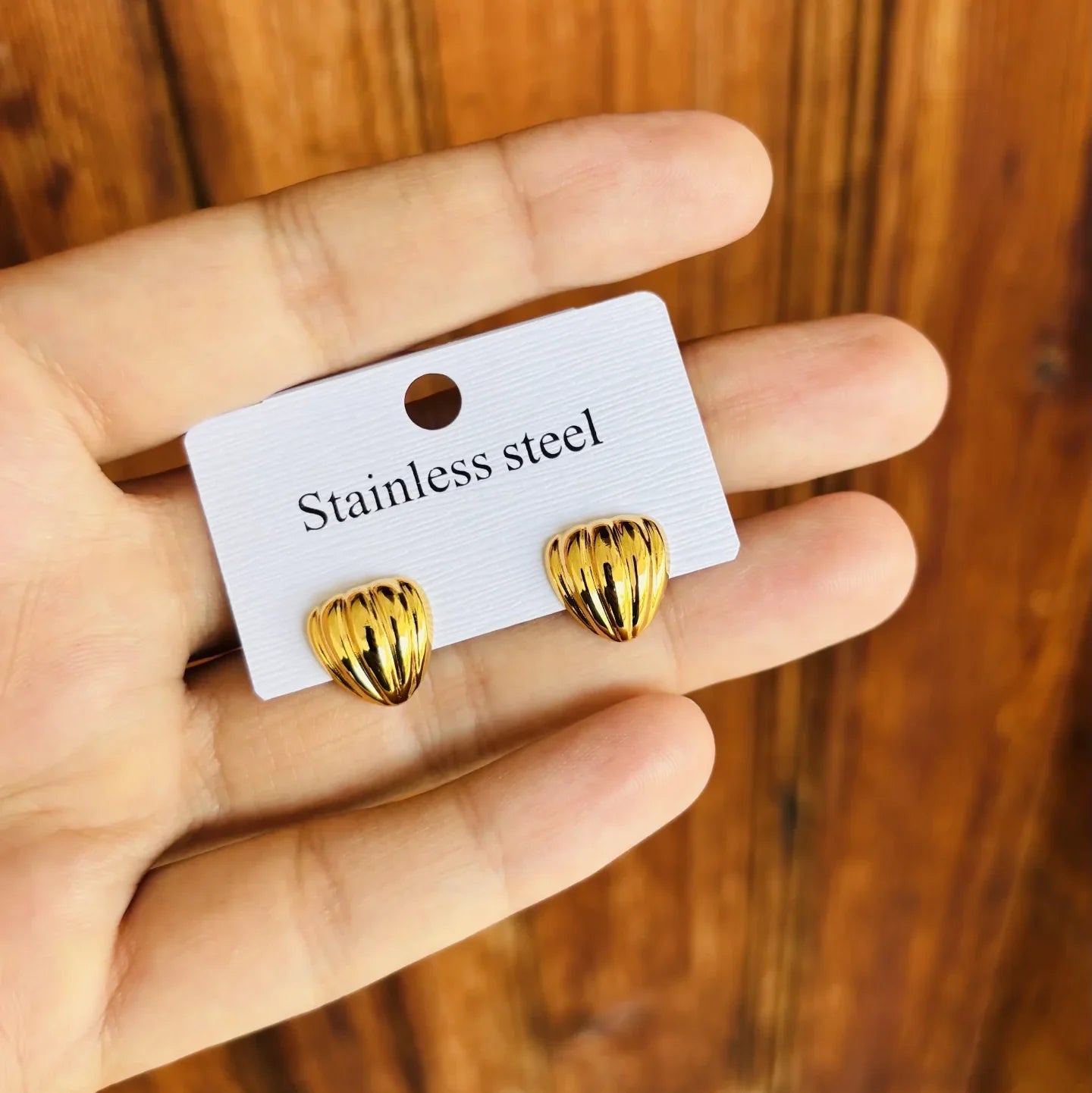 Premium Quality Stainless Steel Shell Earrings