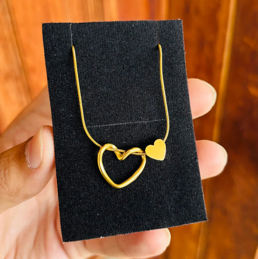 Premium Quality Stainless Steel Hearts Necklace
