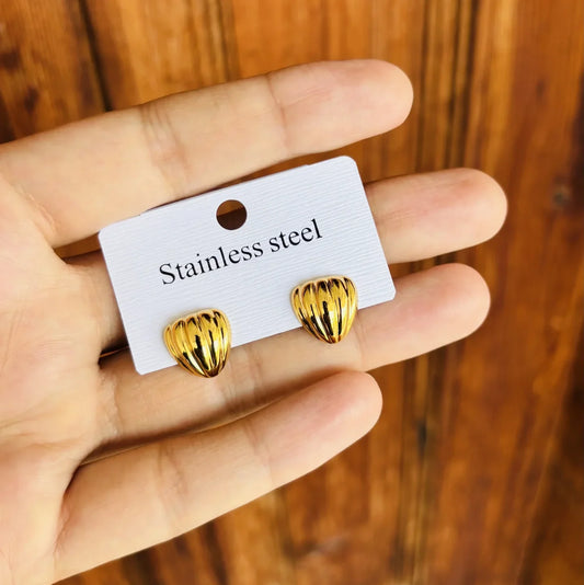 Premium Quality Stainless Steel Shell Earrings